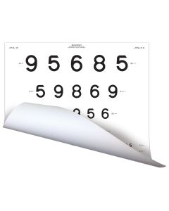 ETDRS Rollup-Tafel, LEA Zahlen 4 m