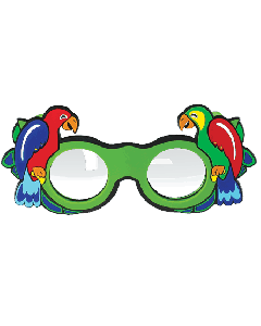 Refraktionsbrille Papagei