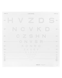 ETDRS-Kontrasttafel - Buchstaben 5 %