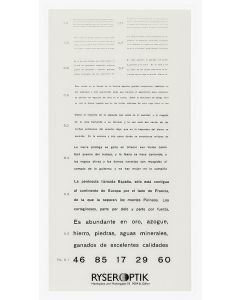 Birkhäuser-Nahlesetafel (spanischer Text)