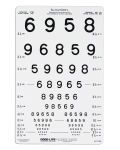 LEA Zahlen-Tafel, lichtdurchlässig 12 Linien, 4 m