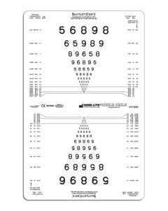 LEA Zahlen-Tafel, lichtdurchlässig 12 Linien, 4 m