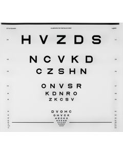 CSV-1000 ETDRS Buchstaben Tafel "R"