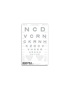 SLOAN-Buchstaben Kontrastfafel 10