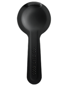 Plastikokkluder, gewölbt schwarz