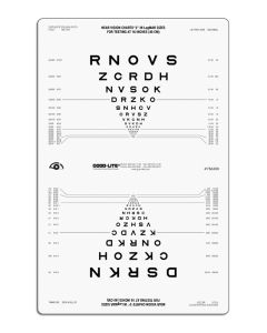 SLOAN Buchstaben Nahvisuskarte für ESC 1200