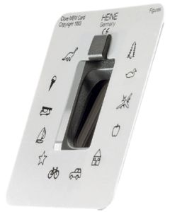 HEINE-Fixationskarte mit Halter