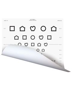 ETDRS rollup Tafel, LEA Symbole 3 m