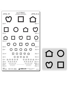 LEA Symbole 12 Linien Set 4 m, Wiederholungsgr. lichtdurchlässig