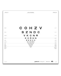 ETDRS "2000"-Serie Tafel "1" Buchstaben 2 m
