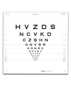 ETDRS Originalserie Tafel "R", Buchstaben 3 m