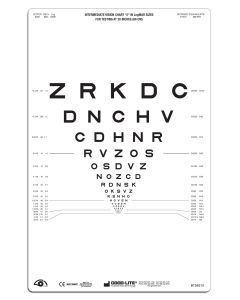 SLOAN Buchstaben-Tafel "2", lichtdurchlässig 66 cm