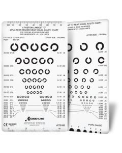 Landoltringe – Taschenformat 8 Positionen, 40 cm Prüfdistanz