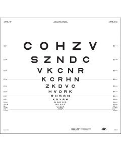 ETDRS "2000" Sloan-Buchstaben,  Tafel "1"