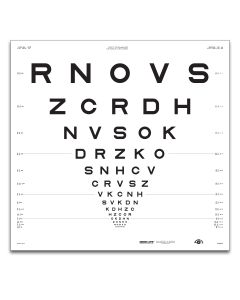 ETDRS "2000" Sloan-Buchstaben, - Tafel "3"