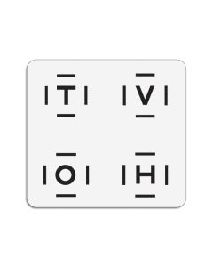 HOTV-Antworttafel mit Crowding-Umrandung