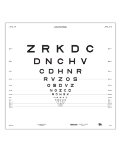 ETDRS "2000" Sloan-Buchstaben, Tafel "2"