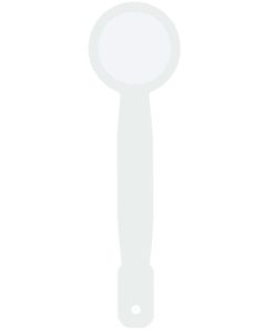 Okkluder, semitransparent, kurzer Griff