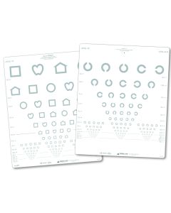 LEA Wandtafel 2.5% Symbole / LR 15 Linien