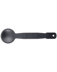 Lochblenden-Okkluder, schwarz, langer Griff, eine zentrale Lochblende