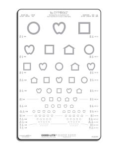 LEA Symbole Kontrasttafel 2,5 %