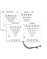 Nahsehtafel Visuelle Wahrnehmung Buchst./Zahlen, LR/LEA Symbole 4-1