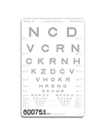 SLOAN-Buchstaben Kontrastfafel 10