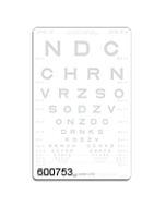 SLOAN-Buchstaben Kontrastfafel 2.5 %