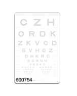 SLOAN-Buchstaben Kontrastfafel 1,25 %