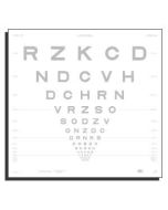 ETDRS-Kontrasttafel - Buchstaben 2,5%,