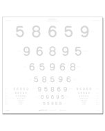 ETDRS-Kontrasttafel, LEA Zahlen 10 %, 4 m