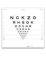 ETDRS Originalserie Tafel "1" Buchstaben 3 m