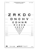 SLOAN Buchstaben-Tafel "2", lichtdurchlässig 66 cm