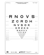 SLOAN Buchstaben-Tafel "3", lichtdurchlässig 66 cm