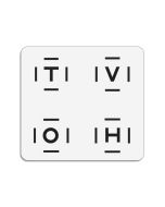 HOTV-Antworttafel mit Crowding-Umrandung